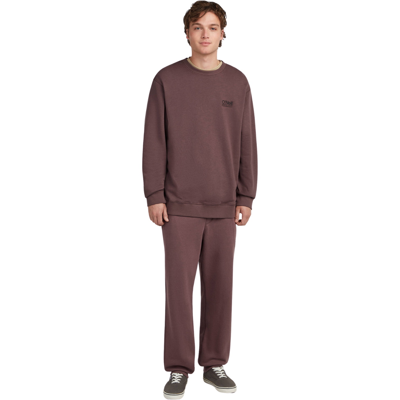2026 O'Neill Mens Cali Crew Sweatshirt 2750197 - Purple Gray